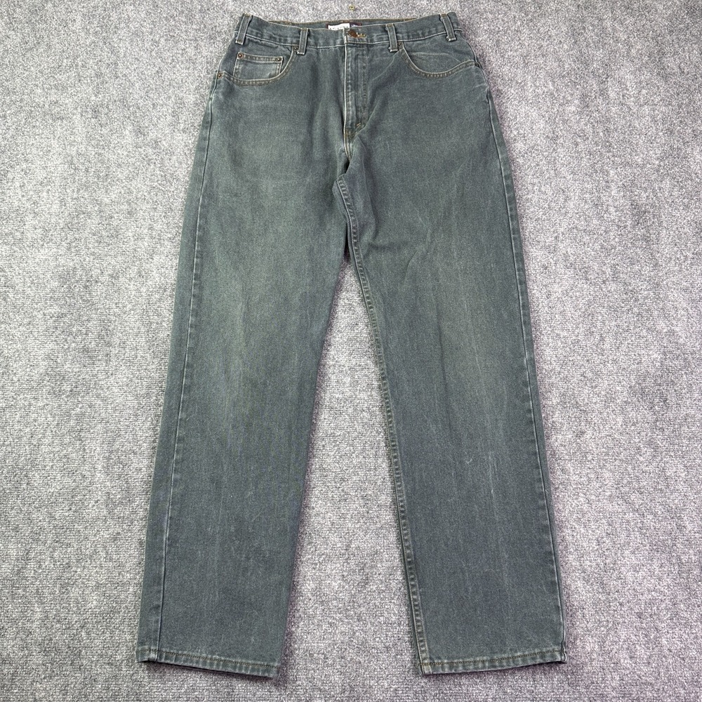 Arizona Mens Loose Fit Jeans 32x33 Green Baggy Straight Y2K Skater Vintage